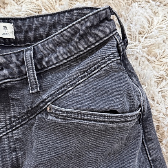 Abercrombie & Fitch 90's Relaxed High Rise Jeans Curve Love Size 28/6 - Picture 5 of 7